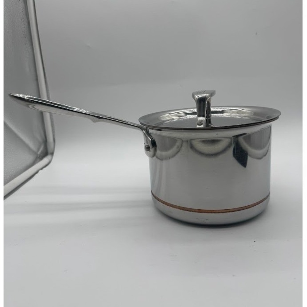 All-Clad‎ Copper Core 2 Qt Saucier Saucepan with Lid 5-Ply Stainless Steel USA